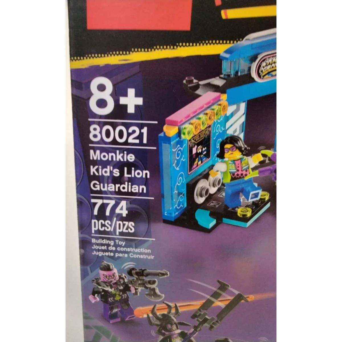 Lego Monkie Kid 80021 Monkie Kid`s Lion Guardian 774 Pcs with Mini Figures