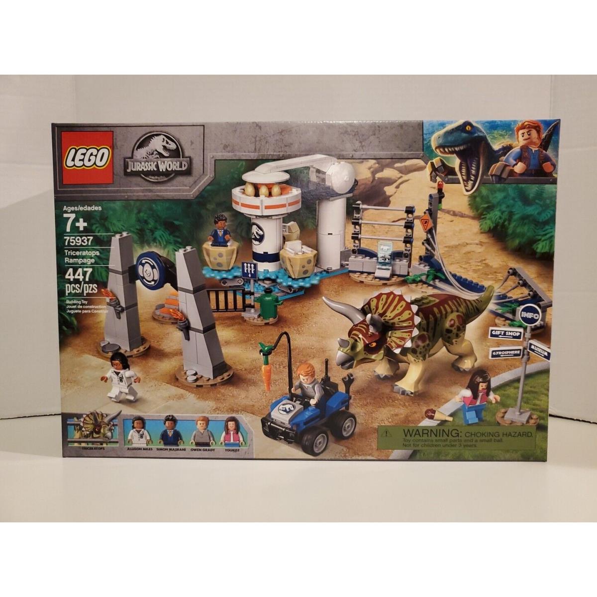 Lego Jurassic World: Triceratops Rampage 75937