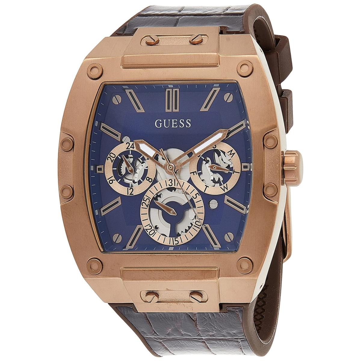 Guess Mens Trend Multifunction 43mm Watch Stainless Steel Case GW0202G2