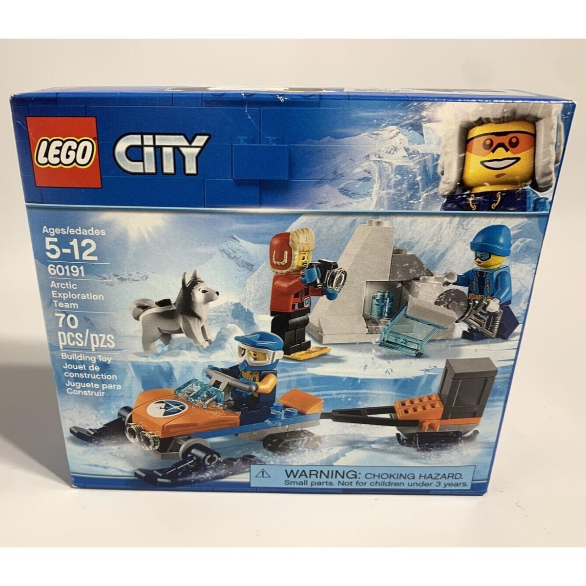 Lego City Arctic Exploration Team 60191 Building Kit 70 Pcs Retired Set Playset