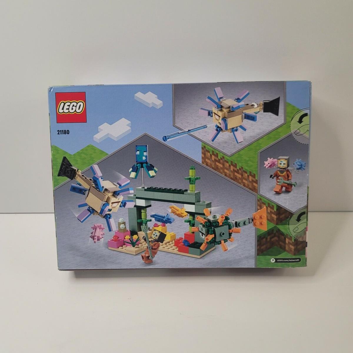 Lego Minecraft The Guardian Battle 21180 Building Kit 255 Pieces