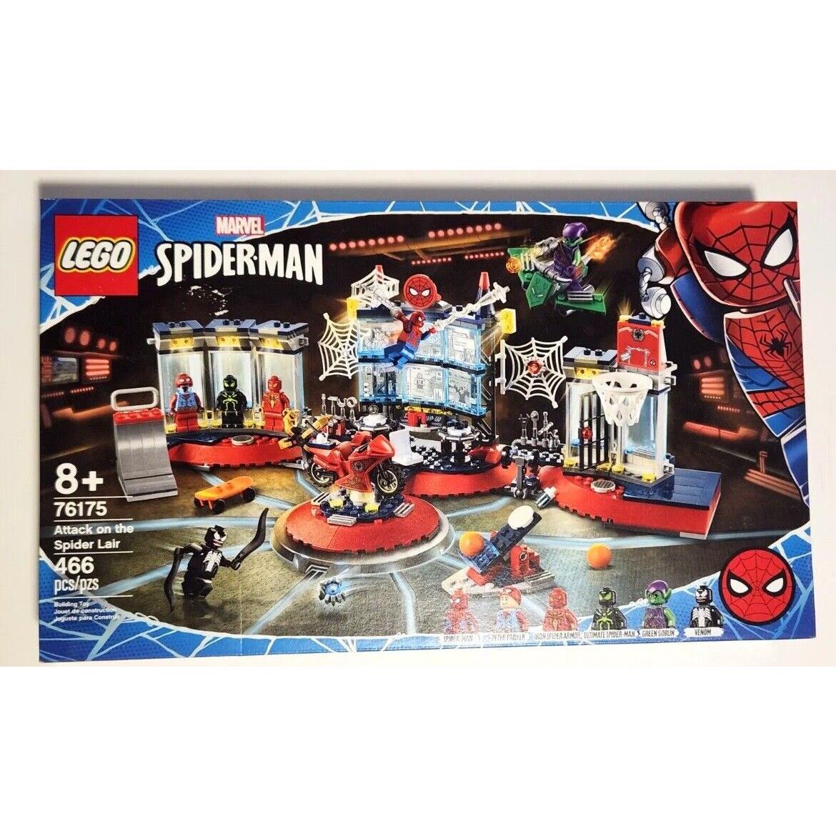 Lego Attack on The Spider Lair Super Heroes 76175