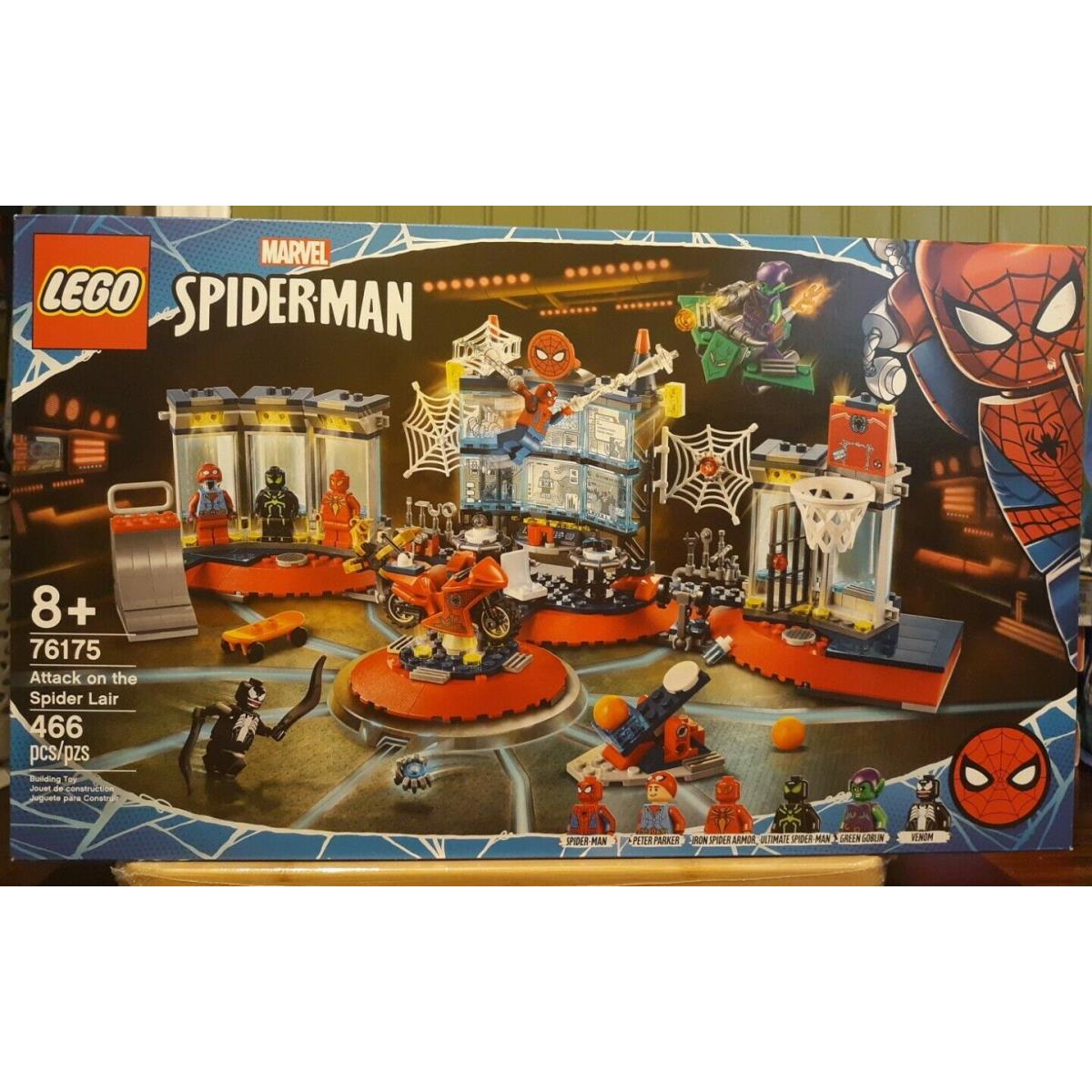 Lego Marvel Spider-man 76175 Attack on The Spider Lair - 466 Pcs