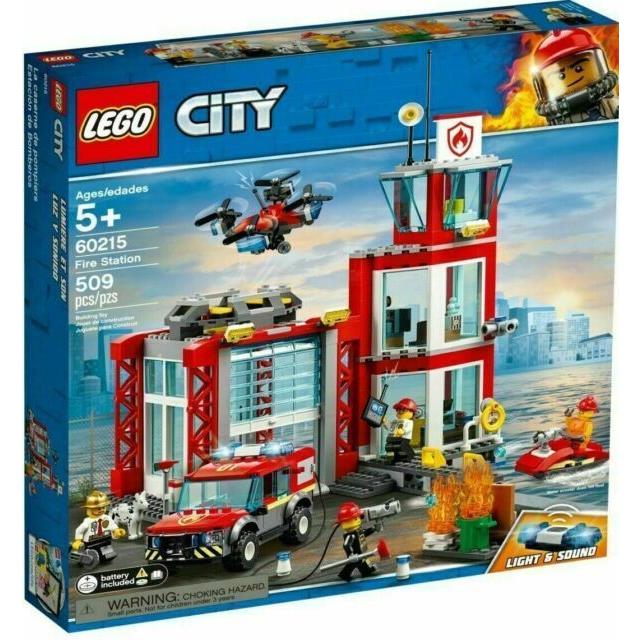 Lego City Fire Station 60215 Fire Rescue Tower Building Set - Retired