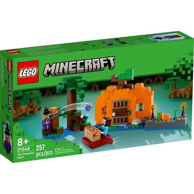 Lego Minecraft The Pumpkin Farm 21248 Building Toy Set