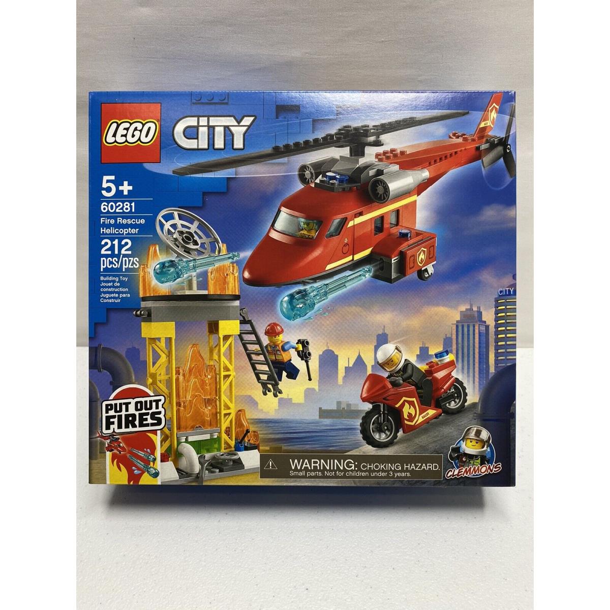 Lego City: 60281 Fire Rescue Helicopter 212pcs Retired 2022