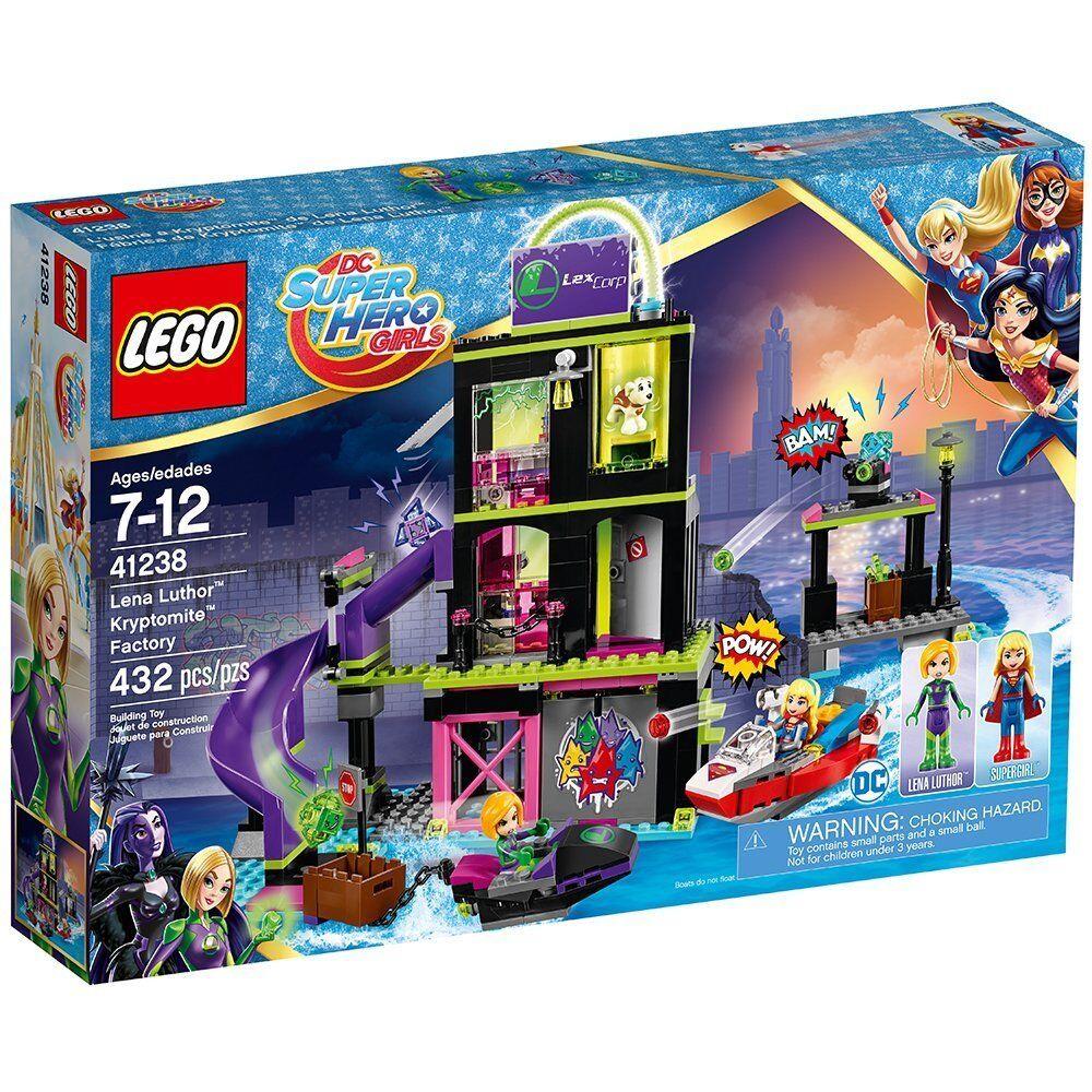 Lego DC Super Hero Girls: Lena Luthor Kryptomite Factory 41238 - Retired