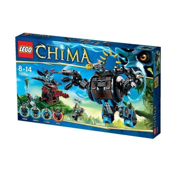 Lego Chima Set Gorzan`s Gorilla Mech Striker w Minifigs Gift Toy 70008