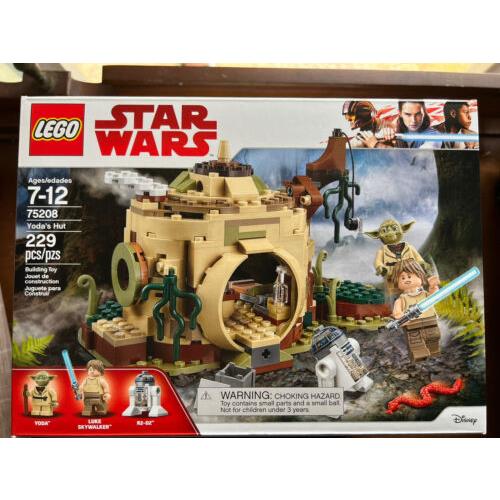Lego - Star Wars - Yoda`s Hut / Dagobah - 75208 - 329 Pieces - Ages 7+