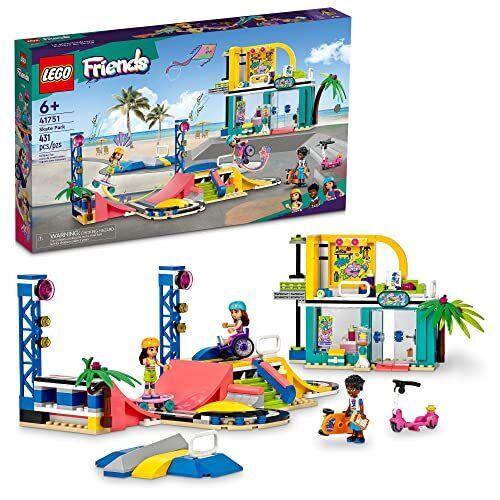 Lego Friends Skate Park Set 41751 Mini-doll Playset Toy Scooter Wheelchair