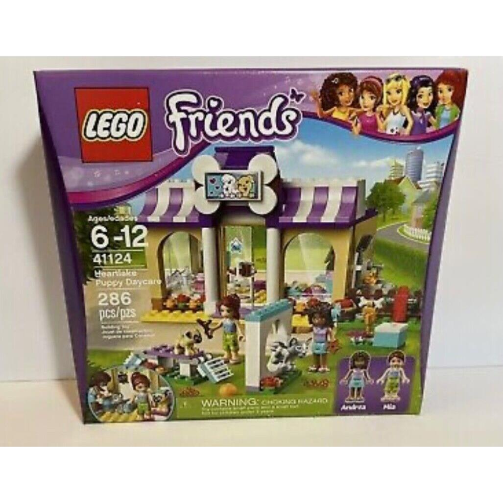 Lego Friends Heartlake Puppy Daycare 41124 Building Kit 286 Pcs Retired Set