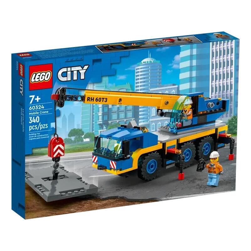 Mobile Crane Lego City Box Set 60324 340pcs Mint Box 2022