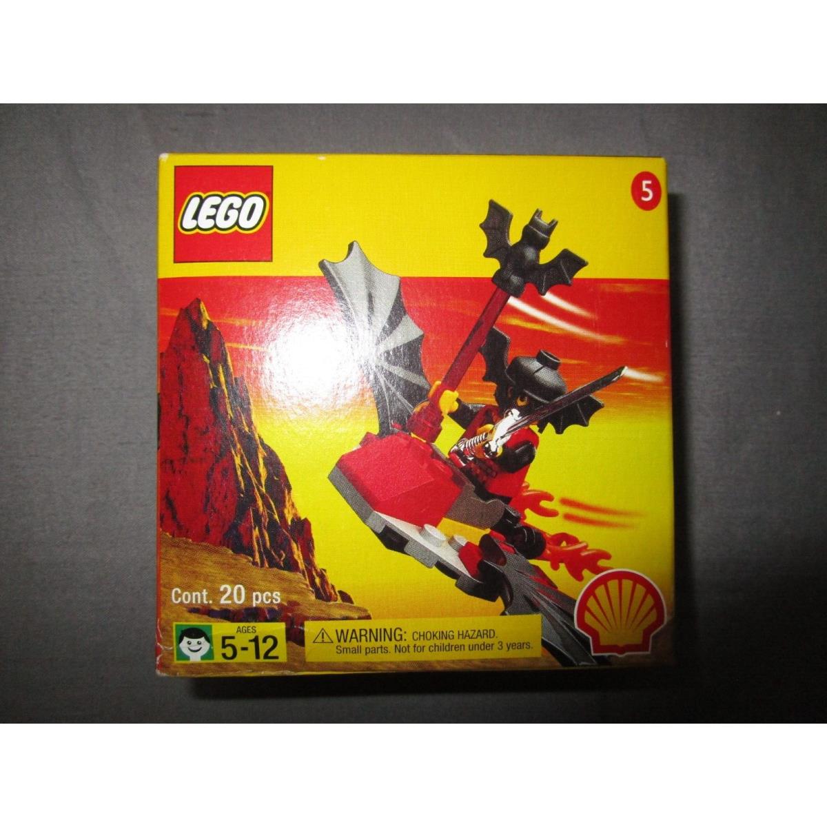 Lego Shell Promotional 5 Castle Fright Knights Flying Machine Toy Set 2539