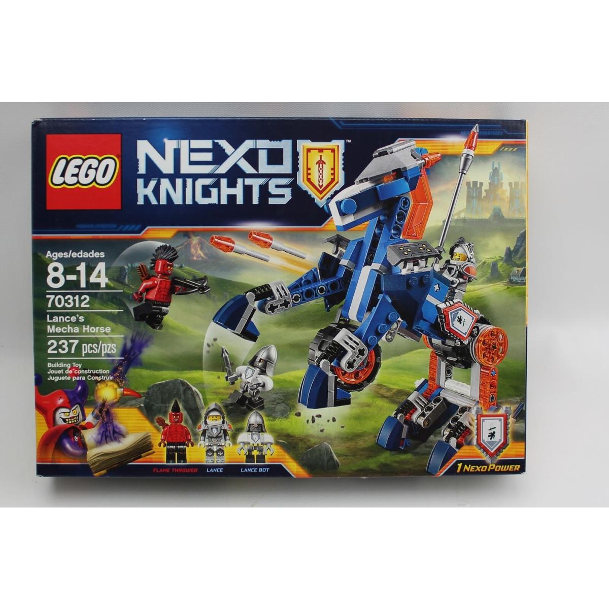 Lego Nexo Knights Lance`s Mecha Horse Set 70312
