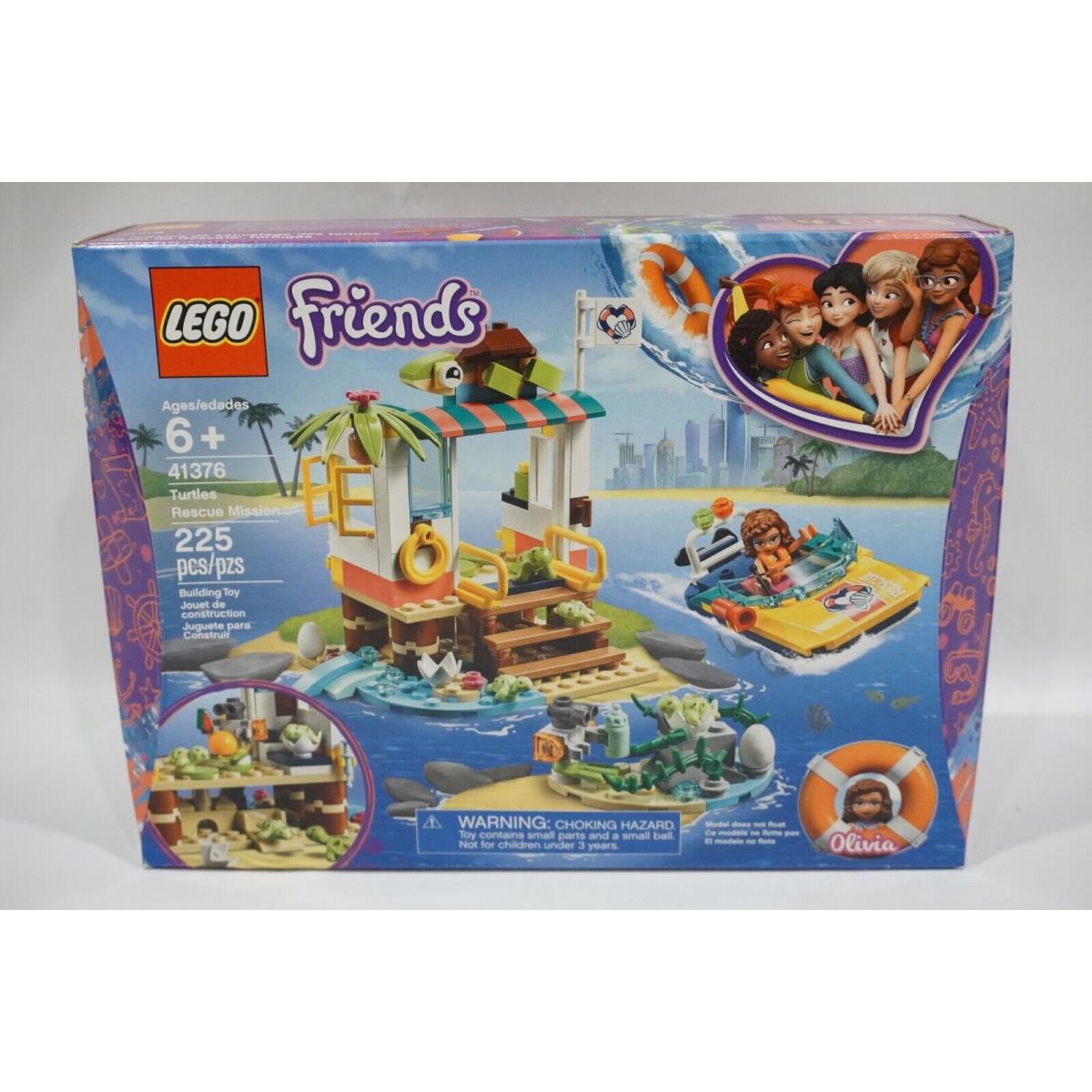 Lego Friends 41376 Turtles Rescue Mission Retired Set