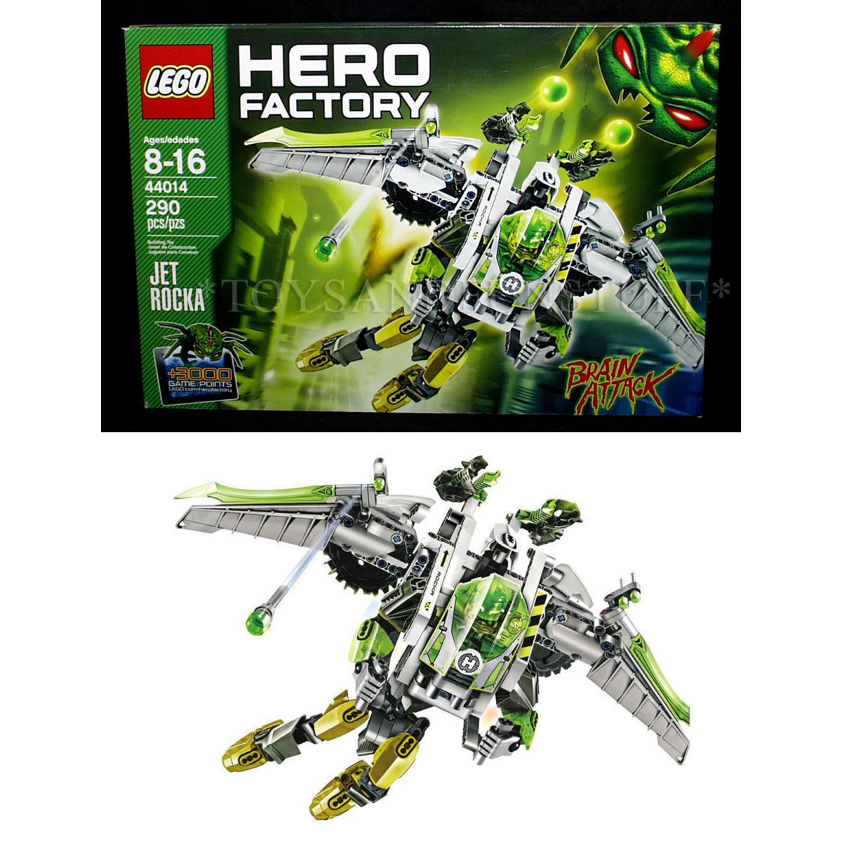 Jet Rocka Lego 44014 - Hero Factory - Building Set - Brain Attack