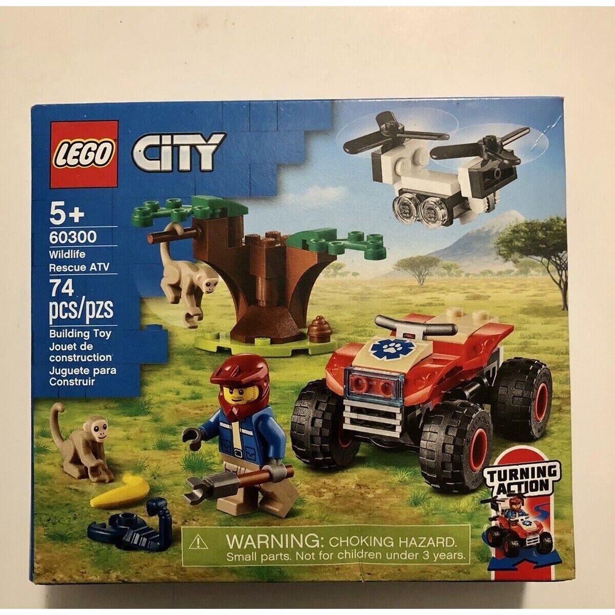 Lego City 60300 Wildlife Rescue Atv Building Kit 74 Pcs Playset