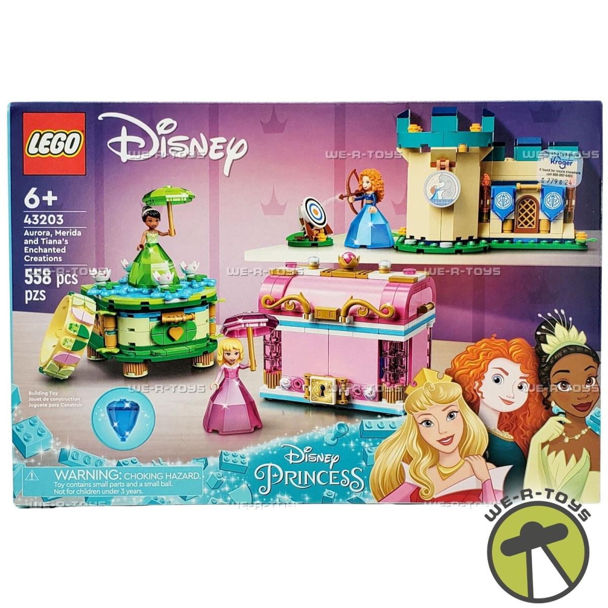 Lego Disney Princess Aurora Merida Tiana s Enchanted Creations 43203