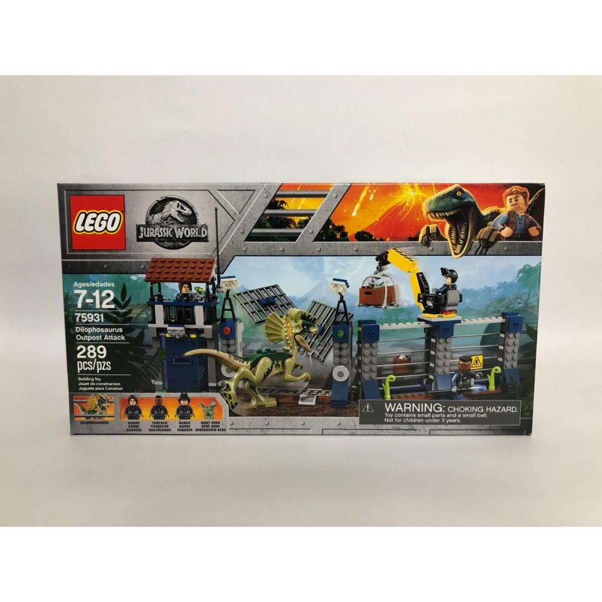 Lego Jurassic World 75931 Dilophosaurus Outpost Attack - - - Retired