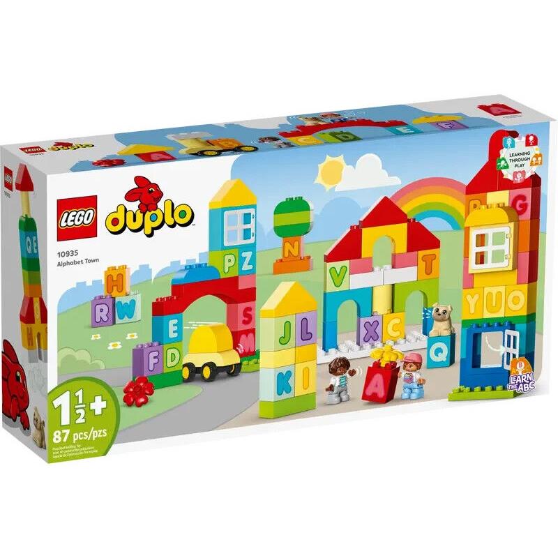 Lego Alphabet Town 10935 Duplo Minifigure Building Set