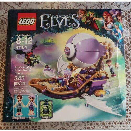 Lego Elves Aira`s Airship The Amulet Chase 2017 41184