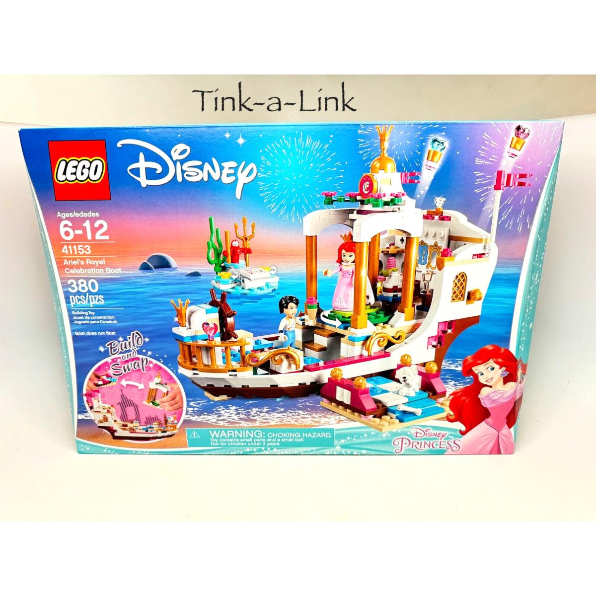 Lego 41153 Ariel`s Royal Celebration Disney Set Boat Ship