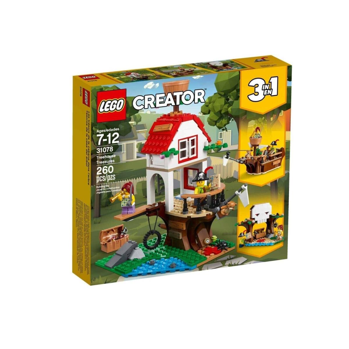 Lego Creator 3-in-1 Treehouse Treasures Set 31078