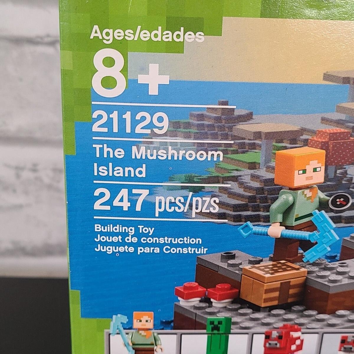Lego Minecraft The Mushroom Island Building Set Transformable Play 21129