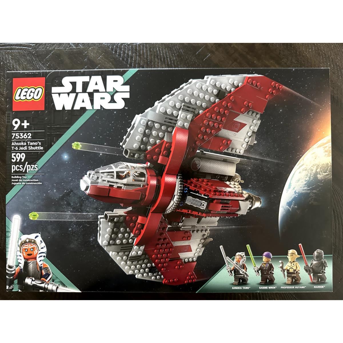 Lego Star Wars: Ahsoka Tano`s T-6 Jedi Shuttle 75362 Box 599pcs Disney