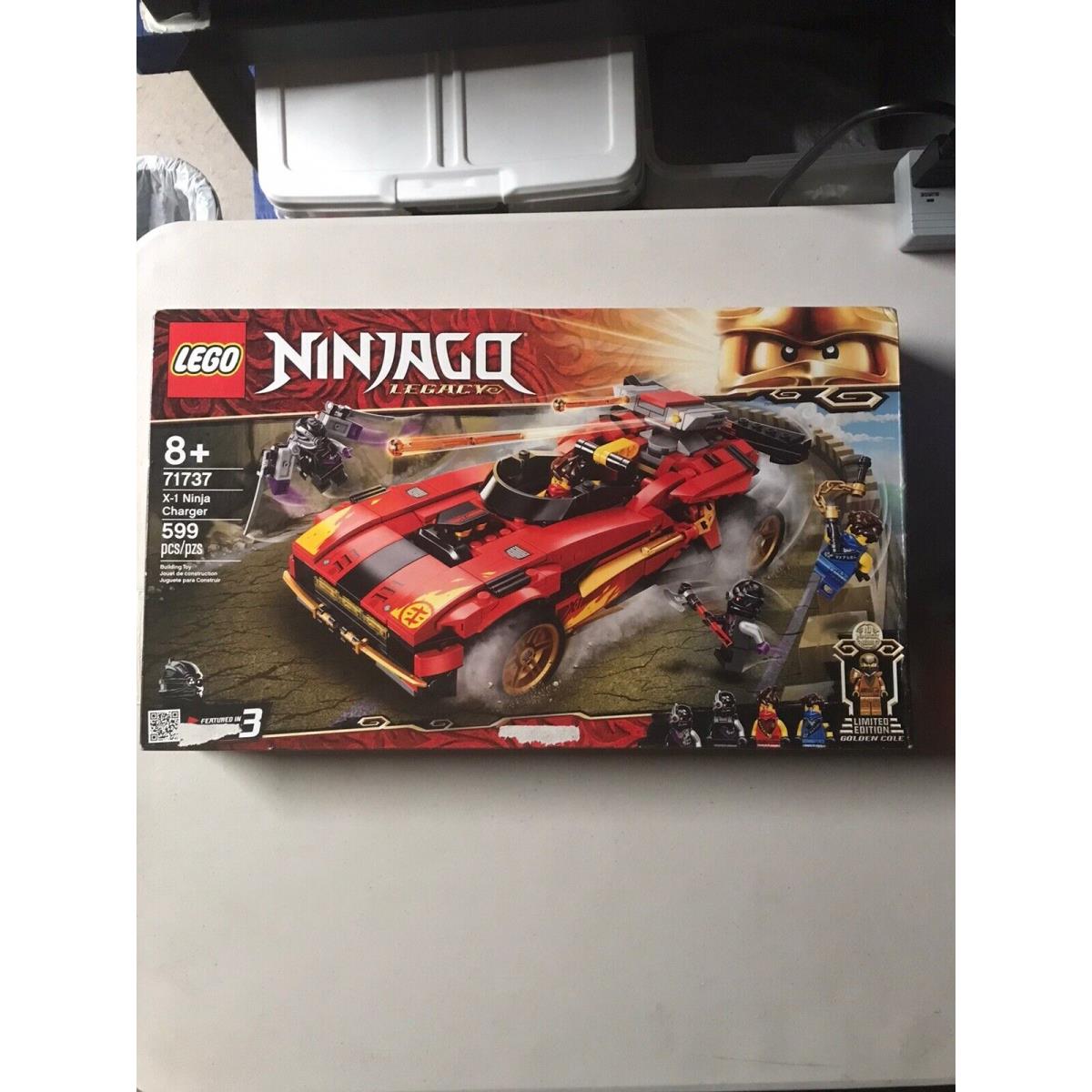 Lego Ninjago Legacy X-1 Ninja Supercar 71737 Golden Cole Mini Figure