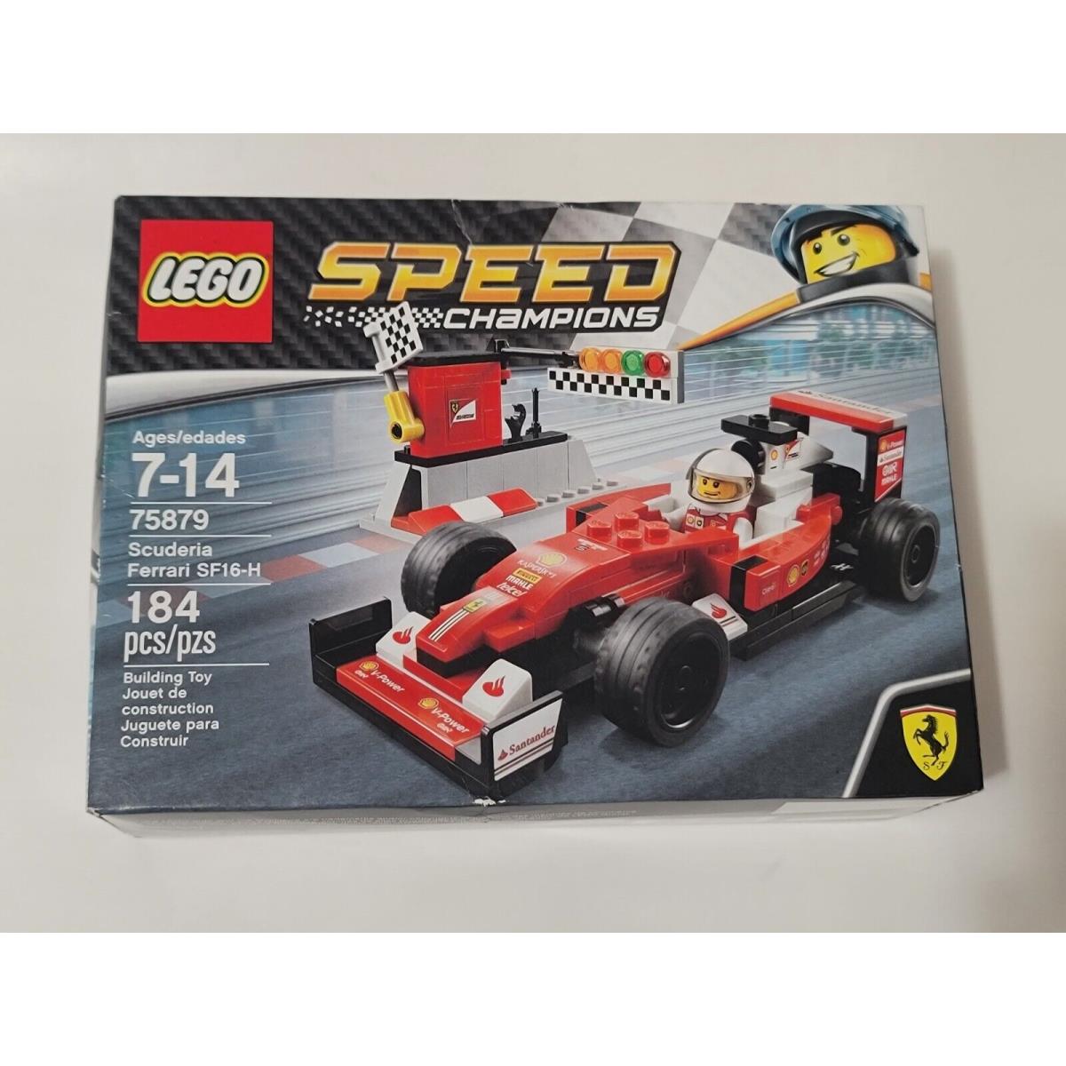 Lego Speed Champions: Scuderia Ferrari SF16-H 75879 Rare F-1 Racing