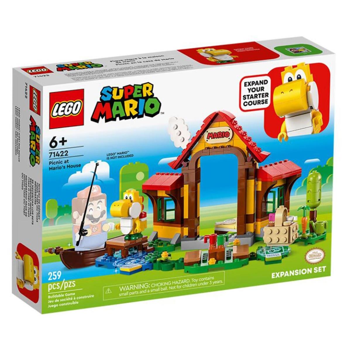 Lego Super Mario Picnic At Mario`s House Building Set 71422