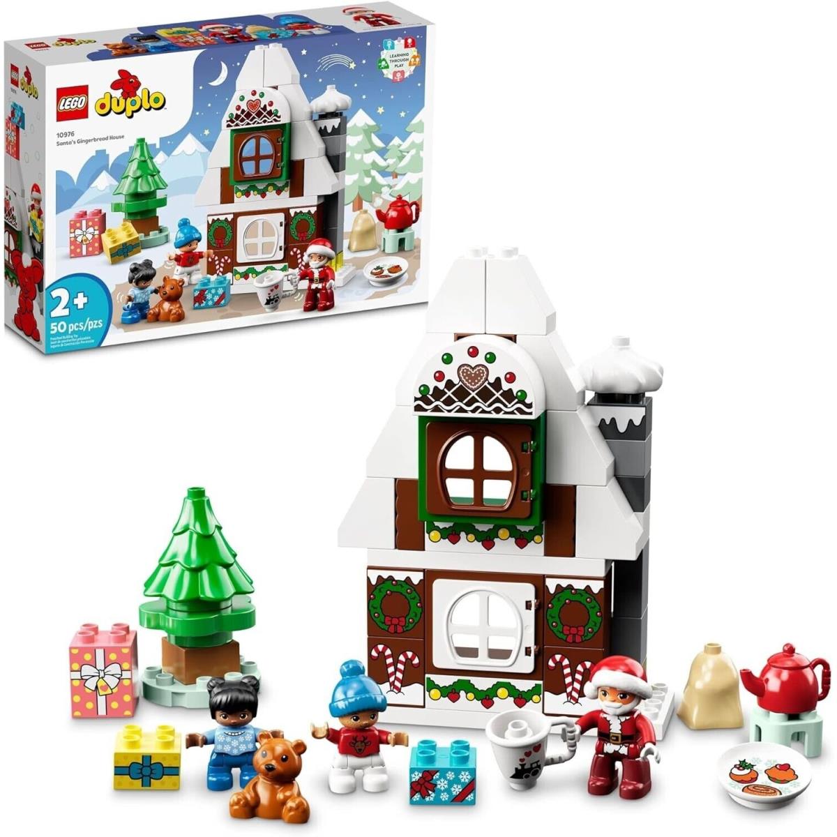 Lego Duplo Town Santa`s Gingerbread House 10976 Building Toy Set