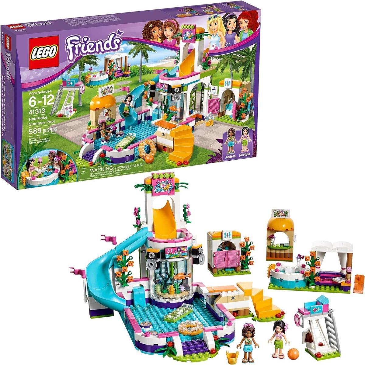 Lego 41313 Friends Heartlake Summer Pool 41313 Retired