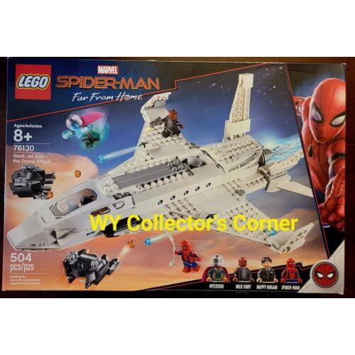 Retired Lego Marvel Set 76130: Stark Jet and The Drone Attack