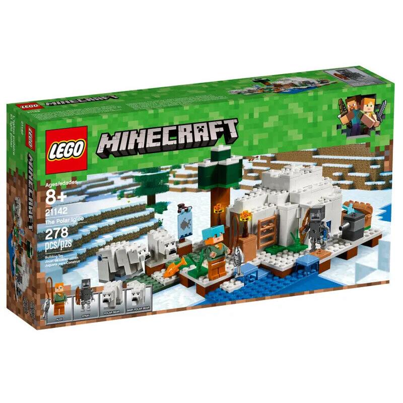 Lego Minecraft Set: The Polar Igloo 21142