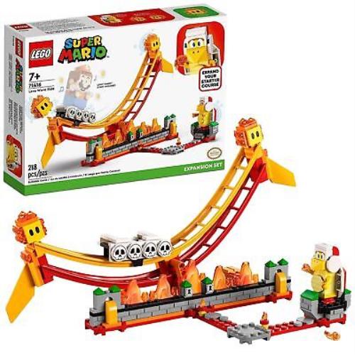 Lego Super Mario Lava Wave Ride Expansion Set 71416 Building Set 567 Pc