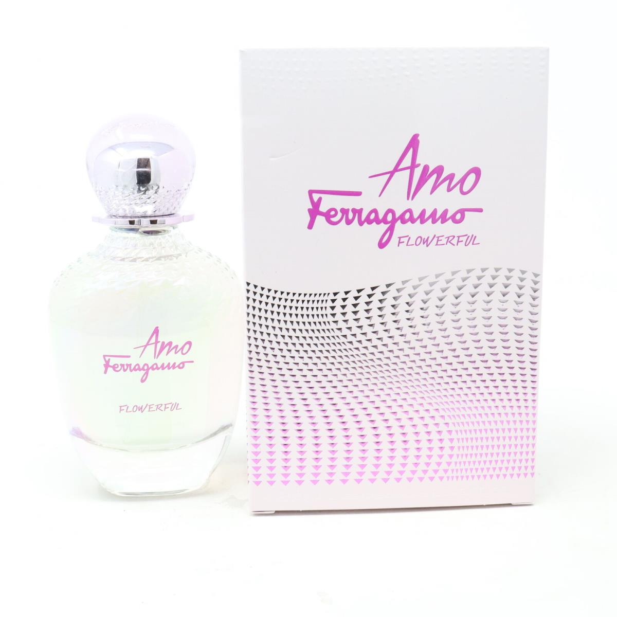 Amo Ferragamo Flowerful by Salvatore Ferragamo Eau De Toilette 3.4oz Spray