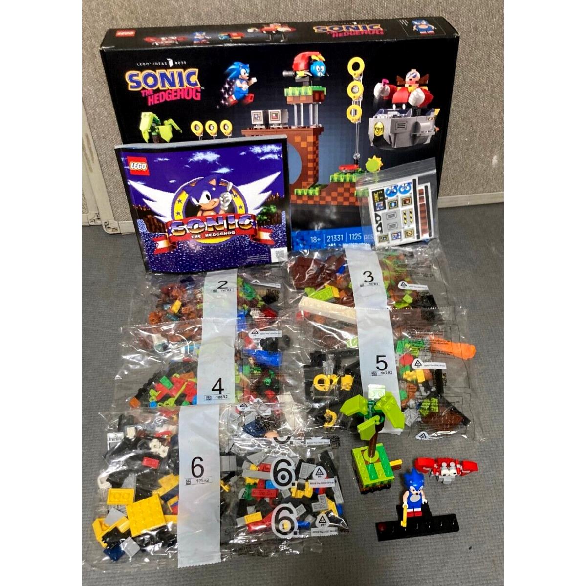 Lego Ideas: 21331 Sonic Hedgehog Building Toy 1st Bag Opened Complete