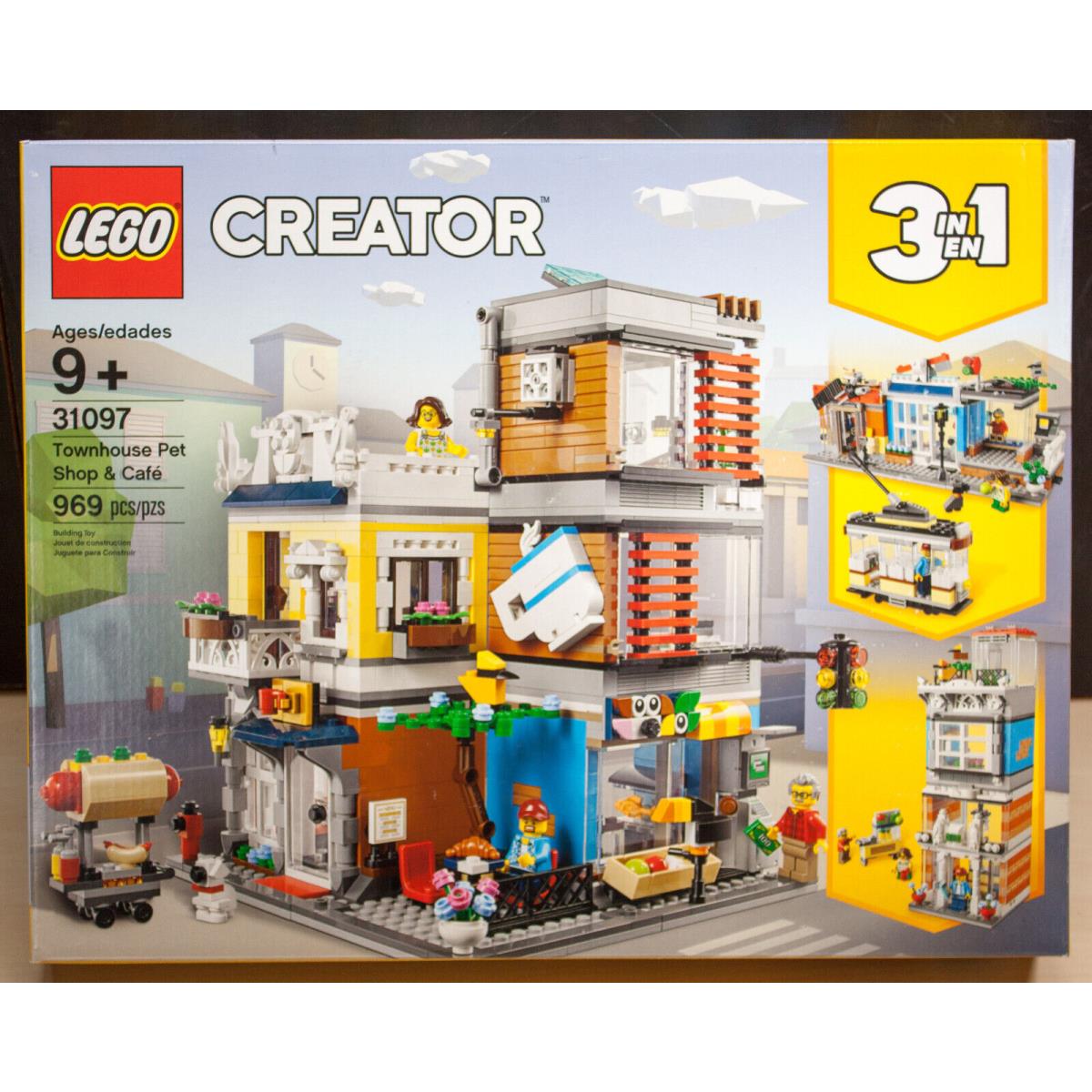 Lego Creator Townhouse Pet Shop and Cafe 31097 Box