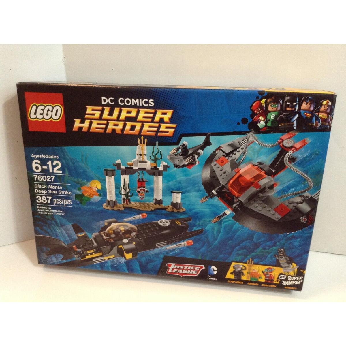 Lego DC Comics 76027 Black Manta Deep Sea Strike Batman Aquaman Scuba Rob