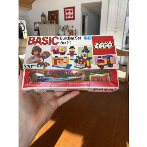 Nos Lego 320 Basic Building Set 1985 1989 Vintage Complete w/ Box 71 Pcs