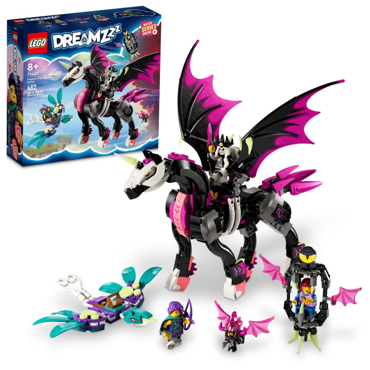 Lego Dreamzzz Pegasus Flying Horse 71457 Building Toy Set Fantasy Action Figure