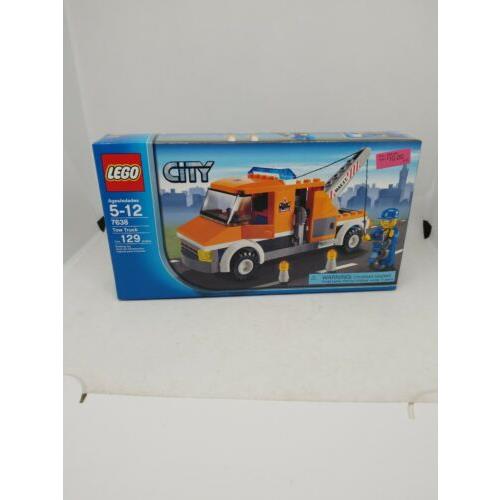 Lego 7638 City Tow Truck with One Minifigure