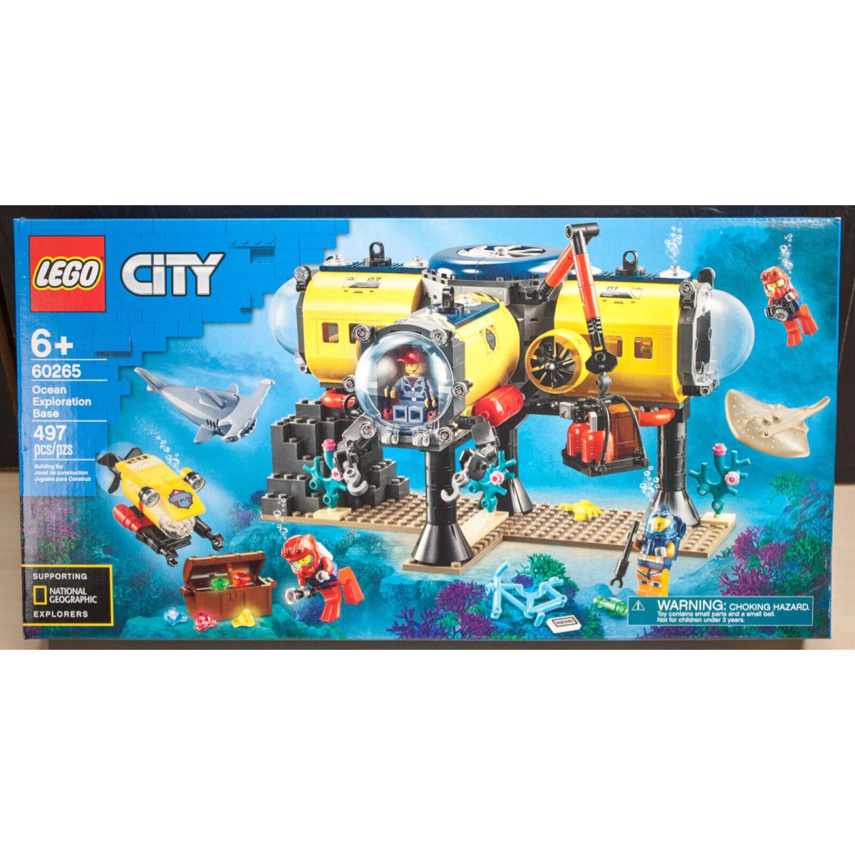 Lego City Ocean Exploration Base 60265 Box