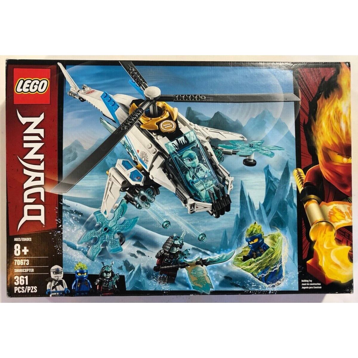 Lego Ninjago: Shuricopter 70673 Building Kit 361 Pcs Retired Set Playset