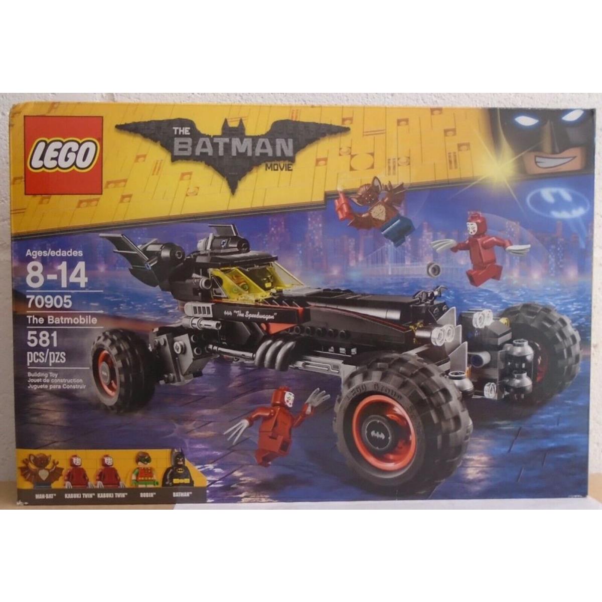 Lego 70905 Batman Movie The Batmobile Batman Robin Man-bat Retired Read