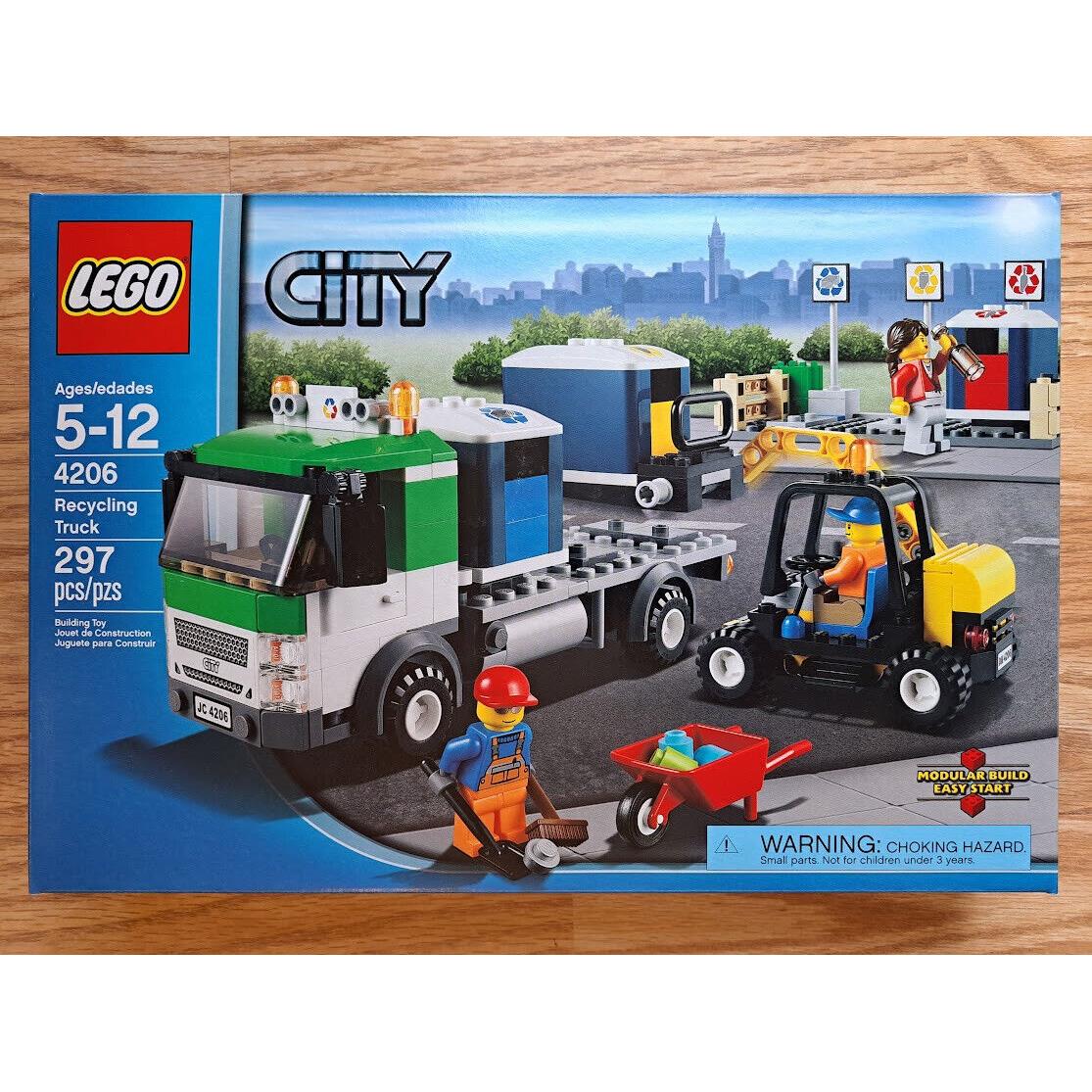 Lego City Recycling Truck 4206 Mint Mimb 2012