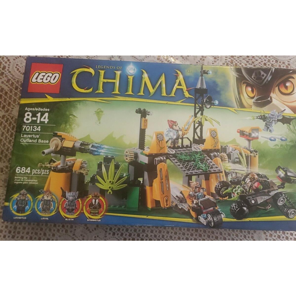 Retired Lego Legends of Chima Lavertus` Outland Base 70134