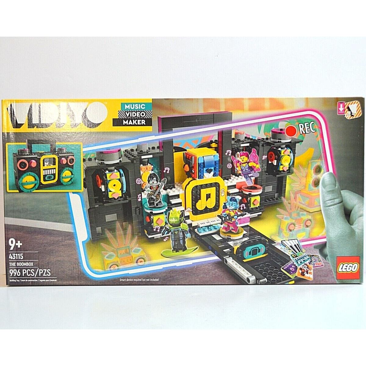 Lego Vidiyo The Boombox Music Video Maker 43115 with 996 Pieces For Ages 9+